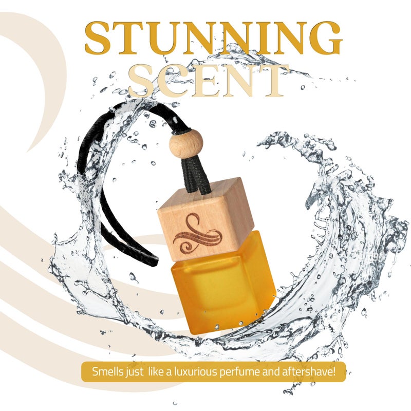 Perfa One Million Car Air Freshener for Men | Automotive Air Fresheners with Vent Clip | Strong Car Perfume with Odour Eliminating Technology | Long Lasting Air Freshener by Perfa - Image 2